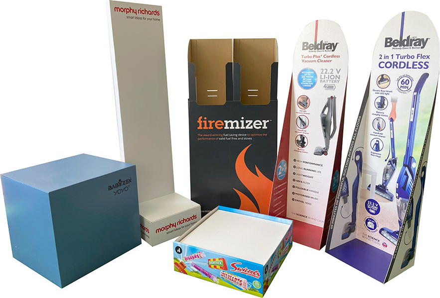 Cardboard Podium Floor Standing Displays, UK